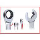 DUO GEARplus Ringmaulschlüssel,Maul-Ratschenfunktion 8mm - KS Tools 503.5208