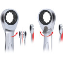 DUO GEAR Ringmaulschlüssel-Satz,Maul-Ratschenfunktion,5-tlg, umschaltbar - KS Tools 503.5905