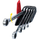 DUO GEAR Ringmaulschlüssel-Satz,Maul-Ratschenfunktion,5-tlg, umschaltbar - KS Tools 503.5905