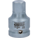 3/4" Kraft-Bit-Stecknuss Innensechskant kurz, 19mm - KS Tools 515.0003