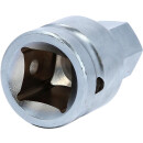 3/4" Kraft-Bit-Stecknuss Innensechskant kurz, 21mm - KS Tools 515.0004