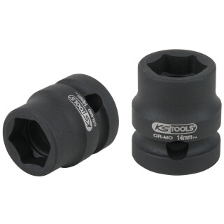 1/2" Sechskant-Kraft-Stecknuss, extra kurz, 14,0 mm - KS Tools 515.0061