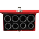 3/4" Sechskant-Kraft-Stecknuss-Satz, 8-tlg lang - KS Tools 515.0510