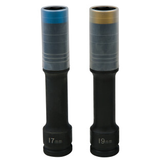 SlimPOWER Impact-Stecknuss-Satz, extra lang, 2-tlg, 1/2", 17+19mm - KS Tools 515.0621