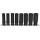 3/8" Sechskant-Kraft-Stecknuss-Satz, lang, 8-tlg - KS Tools 515.0648