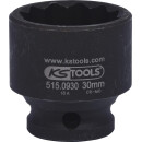 1/2" 12-kant-Kraft-Stecknuss, kurz, 30 mm - KS Tools 515.0930
