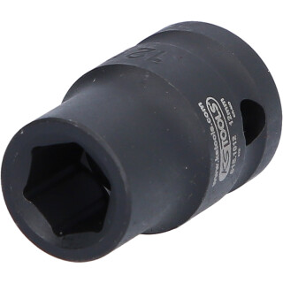 1/2" Sechskant-Kraft-Stecknuss, kurz, 12mm - KS Tools 515.1012