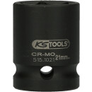 1/2" Sechskant-Kraft-Stecknuss, kurz, 21mm - KS Tools 515.1021