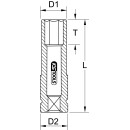 1/2" Alu-Felgen Kraft-Stecknuss robust, lang, 15mm - KS Tools 515.1072