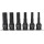 1/2" Kraft-Bit-Stecknuss-Satz, lang, 6-tlg - KS Tools 515.1104