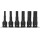 1/2" Kraft-Bit-Stecknuss-Satz, lang, 6-tlg - KS Tools 515.1104