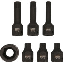 1/2" Spezial-Kraft-Bit-Stecknuss-Satz Vielzahn, 7-tlg M14-M18 - KS Tools 515.1160