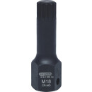 1/2" DUODRIVE Spezial-Kraft-Bit-Stecknuss XZN, M18,78mm lang - KS Tools 515.1166