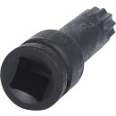 1/2" Kraft-Bit-Stecknuss XZN,lang,M18 - KS Tools...