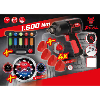 Reifen-/Räder Aktionspaket The Devil, 11-tlg - KS Tools 515.1205