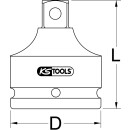 3/4" Kraft-Stecknuss-Adapter, 3/4"F x 1/2"M - KS Tools 515.1372