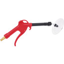 Teleskop-Druckluft-Ausblaspistole 90-190mm mit Schutzschild - KS Tools 515.1906