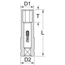 1/2" Alu-Felgen Kraft-Stecknuss, lang, 21mm - KS Tools 515.2021