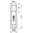 1/2" Alu-Felgen Kraft-Stecknuss, lang, 22mm - KS Tools 515.2022