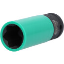 1/2" Spezial-Alu-Felgen Sonderprofil-Kraft-Stecknuss für Hyundai / Kia, lang, MS21 - KS Tools 515.2060