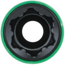 1/2" Spezial-Alu-Felgen Sonderprofil-Kraft-Stecknuss für Hyundai / Kia, lang, MS21 - KS Tools 515.2060