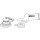 Grobschliff-Druckluft-Excenterschleifer mit Staubabsaugung - KS Tools 515.3066