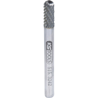 HM Walzenrund-Frässtift Form C, 6mm - KS Tools 515.3242