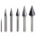 HM Spitzkegel-Frässtift Form M, 10mm - KS Tools 515.3274