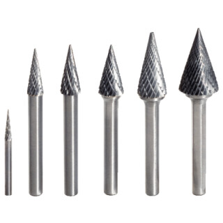 HM Spitzkegel-Frässtift Form M, 12mm - KS Tools 515.3275