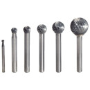 HM Kugel-Frässtift Form D, 6mm - KS Tools 515.3282