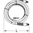PU-Druckluftschlauch, Ø 9x12mm - KS Tools 515.3345