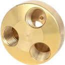 1/4" Messing-Druckluft 3-fach Verteiler, 41mm - KS...