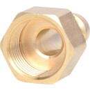 Messing-Stecknippel mit Innengewinde, G3/8"IG - KS...