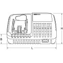 Universal-Schnell-Ladegerät, für 10,8V - KS Tools 515.3590