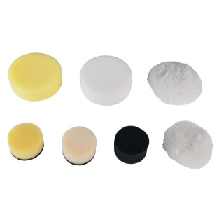 Polierpad Lammfell, Ø 50,0mm, 5er Pack - KS Tools 515.5129