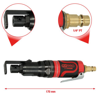 SlimPOWER Mini-Druckluft-Karosserie-Stichsäge, 170mm - KS Tools 515.5545