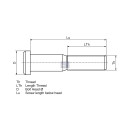 Radbolzen Oberfläche: geometisiert passend für...