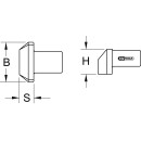 14x18mm Einsteck-Anschweißstück - KS Tools 516.2070