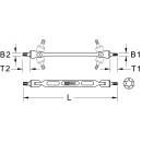 Torx-Doppel-Gelenkschlüssel, T30xT40 - KS Tools...