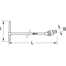 T-Griff Gelenkantriebsschlüssel, XL, 1/2" - KS Tools 517.1127