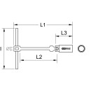 T-Griff Zündkerzenschlüssel, 21mm - KS Tools 517.1134