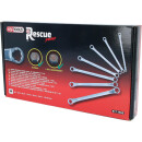 RESCUEpower Doppel-Ringschlüssel-Satz, gekröpft 7-tlg 6-19mm - KS Tools 517.1555
