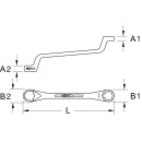 RESCUEpower Doppel-Ringschlüssel gekröpft 8x9 mm - KS Tools 517.1557