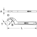 Gelenk-Hakenschlüssel mit Nase, 155-230mm - KS Tools...