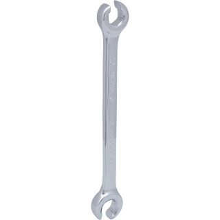 CHROMEplus Offener Doppel-Ringschlüssel, abgewinkelt, 10x11mm - KS Tools 518.0523
