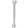 CHROMEplus Offener Doppel-Ringschlüssel, abgewinkelt, 10x11mm - KS Tools 518.0523