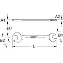 CHROMEplus Doppel-Maulschlüssel, 12x13mm - KS Tools 518.0707