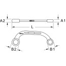 CHROMEplus Starter- und Blockschlüssel, 11x13mm - KS Tools 518.0853