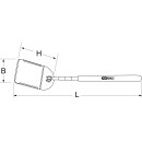 Flexibler Inspektions-Spiegel mit Beleuchtung - KS Tools 550.1136