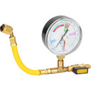 Manometer mit Abschaltventil - KS Tools 550.1423